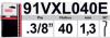 CHAÎNE OREGON 91VXL040E - 3/8 - 1.3mm - 40 MAILLONS